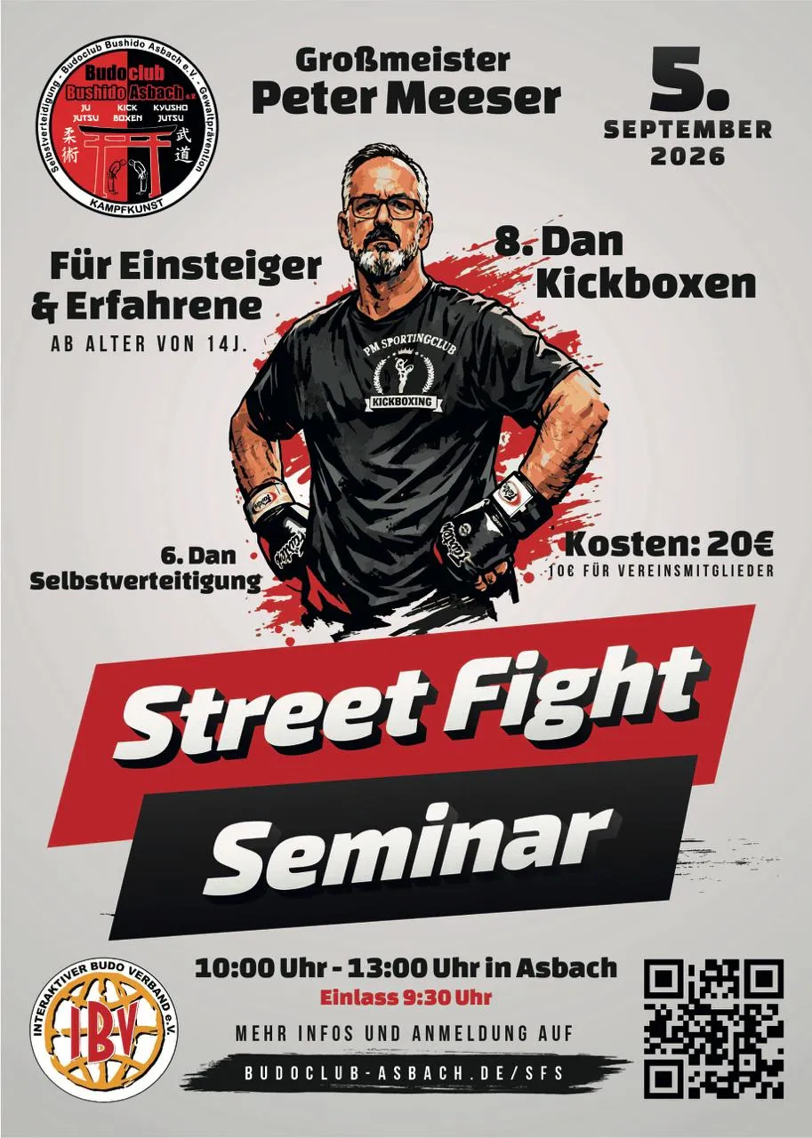 Streetfightseminar am 5 September 2026 in Asbach